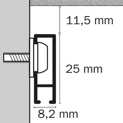 STAS cliprail + installation kit