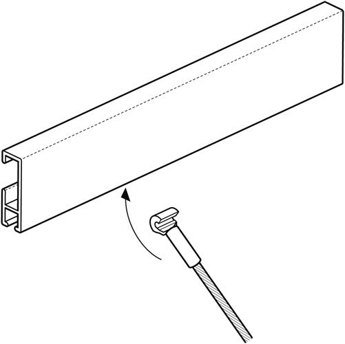 STAS white magnet set, complete magnet hanging kit.