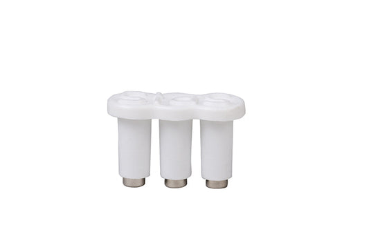 STAS magnets white (10 pcs) for art and picture hanging on walls.
